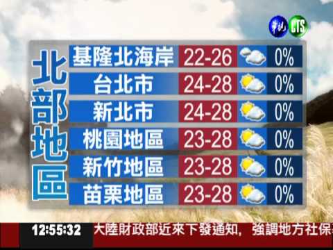 2012.03.27 華視午間氣象 謝安安主播