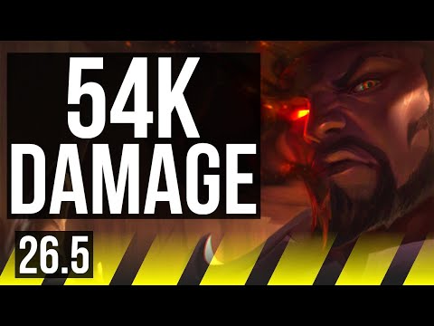 LUCIAN & Yuumi vs YUNARA & Leona (ADC) | 54K damage | KR Challenger | 26.5