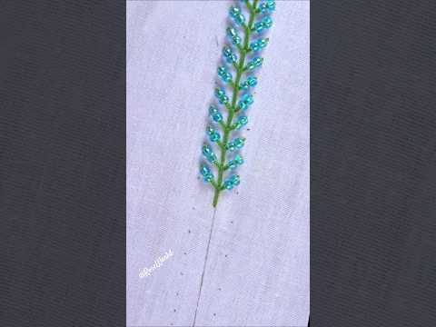 Most trending hand embroidery beads work😍 #handbroidery #embroidery #handembroidery