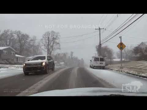 03-12-2022 Montgomery County, PA - Winter Storm Quinlan - Winter Storm Begins - 4K