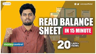 How to Read Balance Sheet on Moneycontrol? (Hindi) Part 1