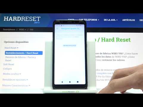 Cómo restablecer ajustes de red en WIKO Y60 - restablecer configuración de red