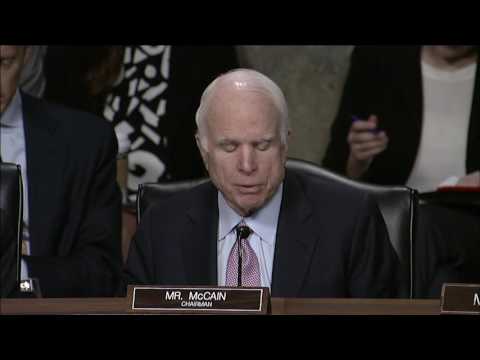 MCCAIN OPENING STATEMENT AT SASC HEARING ON DoD 2018 BUDGET