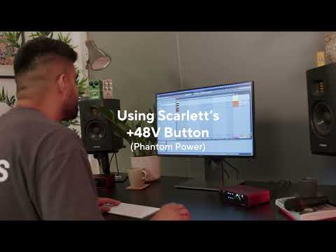 Connecting Microphones to your Scarlett Solo