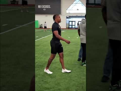 Pro Day #1 Safety Jevon Holland, Univ. of Oregon, 2021