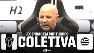 SAMPAOLI em PORTUGUÊS | COLETIVA PÓS GALO 1x1 ATHLETIC