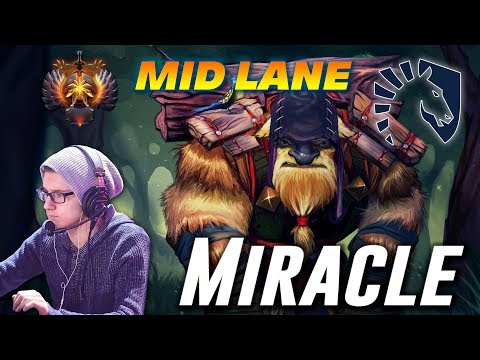 Miracle Earthshaker | MID LANE | Dota 2 Pro Gameplay