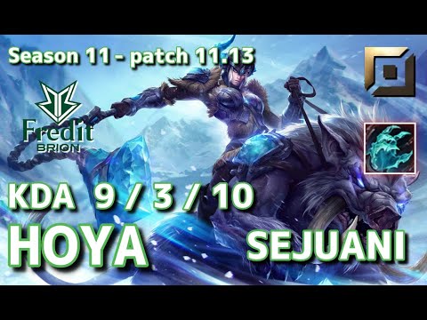 【韓国サーバー/C1/3位】BRO Hoya セジュアニ(Sejuani) VS T1 Oner セト(Sett) TOP - Patch11.13 KR Ranked【LoL】
