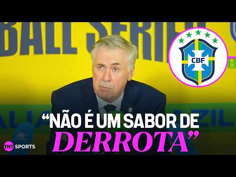 ANCELOTTI ANALISA EMPATE DA SELEÇÃO COM A AUSTRÁLIA E FALA SOBRE CHANCES A ESTEVÃO E ENDRICK