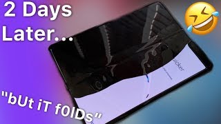 Galaxy Fold is BREAKING after barely 2 days of use...