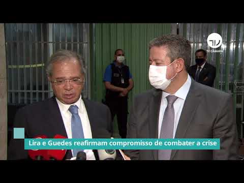 Lira e Guedes reafirmam compromisso de combater a crise - 05/02/21
