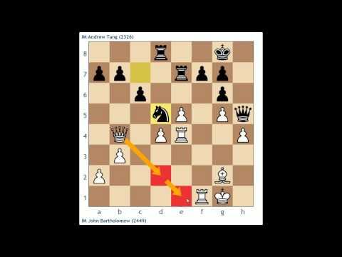 Tournament Analysis #1: IM Bartholomew vs. IM Andrew Tang (Queen's Gambit Declined)