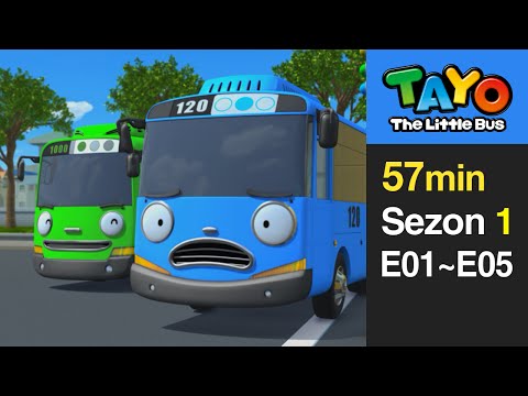 [KÜÇÜK OTOBÜS TAYO SEZON 1] #1~5 Derleme (57 Dakika)