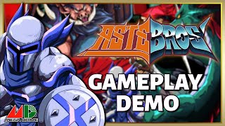 ASTEBROS - New Mega Drive gameplay demo