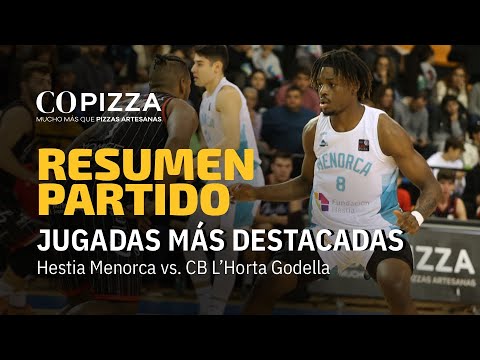 ⏯ RESUMEN COpizza del partido Hestia Menorca 72-60 CB L'Horta Godella