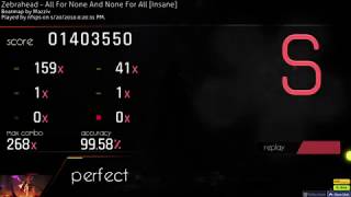 osu! Zebrahead - All For None And None For All [Insane]