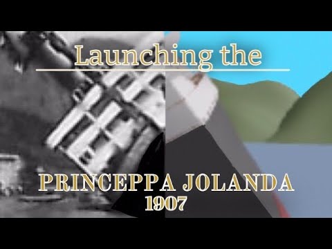 Launching the Princeppa Jolanda.