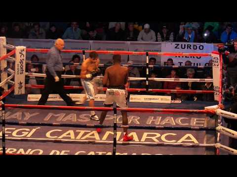 Miguel Barrionuevo vs. Jhon Teherán, Round 1