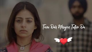 punjabi sad 😓 song whatsapp status video  love 