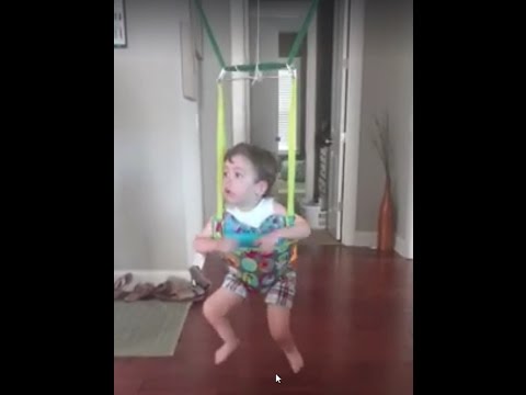 Adapted Doorway Jumper for Kids With Disabilities. SMA : 3 Steps 