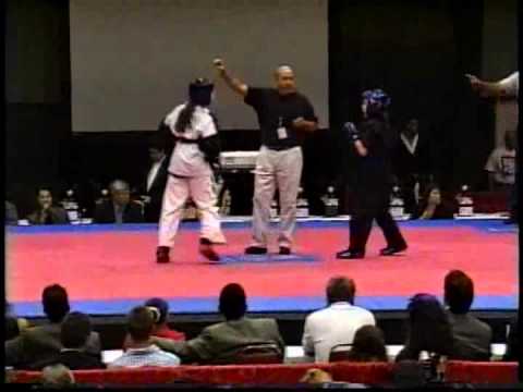 Kelsey Goldberg vs Marissa Mayer 2002 Bluegrass Nationals Karate Tournament