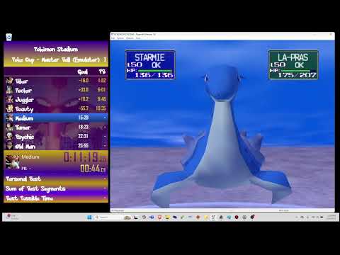 [26:22] Pokémon Stadium: Poke Cup Master Ball Round 1 (Emulator) (Current World Record)