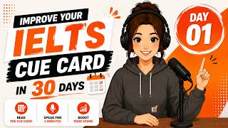 Improve Your IELTS Speaking in 30 Days | Day 01 | Cue Card, Sample Answer & Shadowing
