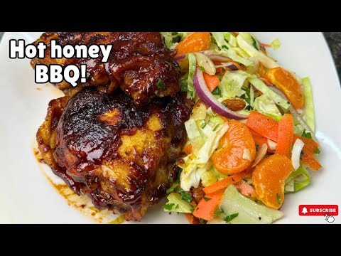 This HOT HONEY BBQ Chicken and Citrus Salad is a Flavor Powerhouse!