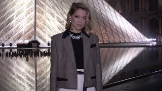 Lea Seydoux, Zhu Yi Long and more arrive at Louis Vuitton Fashion Show in paris