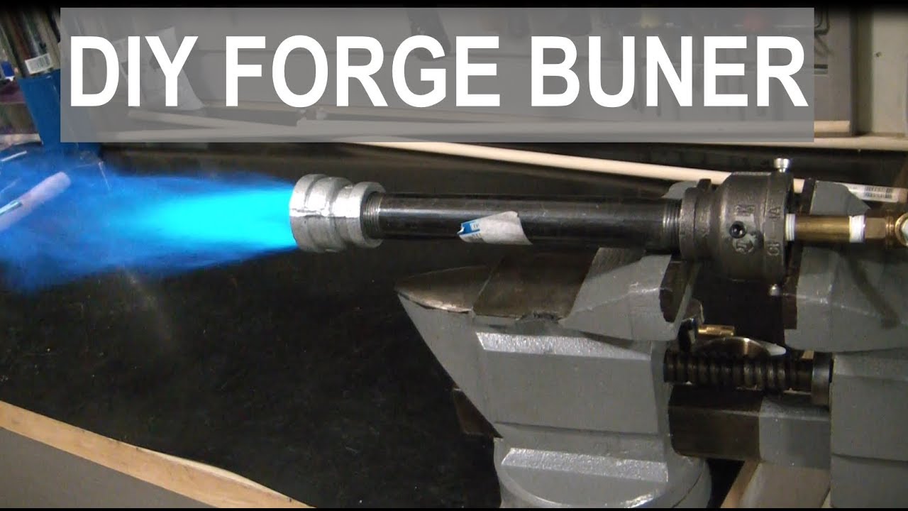 SUPER SIMPLE PROPANE FORGE BURNER! - ELEMENTALMAKER