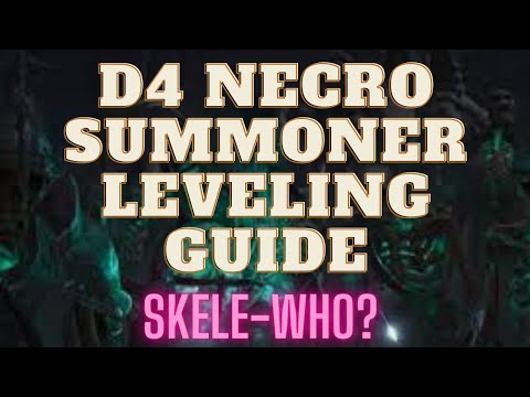 Diablo 4 Necromancer Summoner Leveling Build