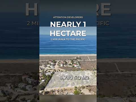 Nearly 1 Hectare Beachside Land in Todos Santos | Developer Opportunity  #caborealestate #realestate