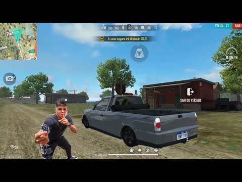 FREE FIRE RENATO GARCIA CAÇADORES DE LENDAS - FUI EM UMA LENDA COM A SAVEIRO DO MEU PAI ESCONDIDO!