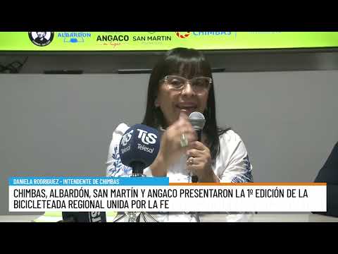 Chimbas, Albardón, San Martín y Angaco se unen en la 1º Bicicleteada Regional Unida por la Fe
