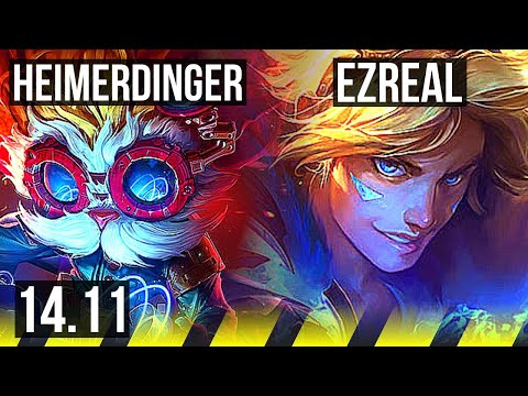 HEIMERDINGER & Nami vs EZREAL & Xerath (ADC) | 66% winrate, 9/3/10 | EUW Diamond | 14.11