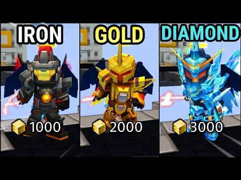 BUYING ALL Of The NEW MVP+ TRANSFORM ARMOR SKIN in BedWars!! (New Update) - Blockman Go
