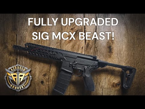 An Insane Sig Sauer MCX gel Blaster MODDED TO THE EYEBALLS!