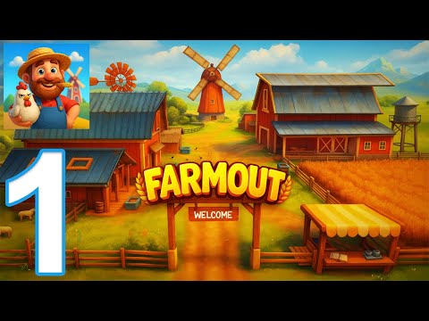 Farmout - Farming Sim Gameplay Walkthrough Part 1 - Tutorial (iOS, Android)