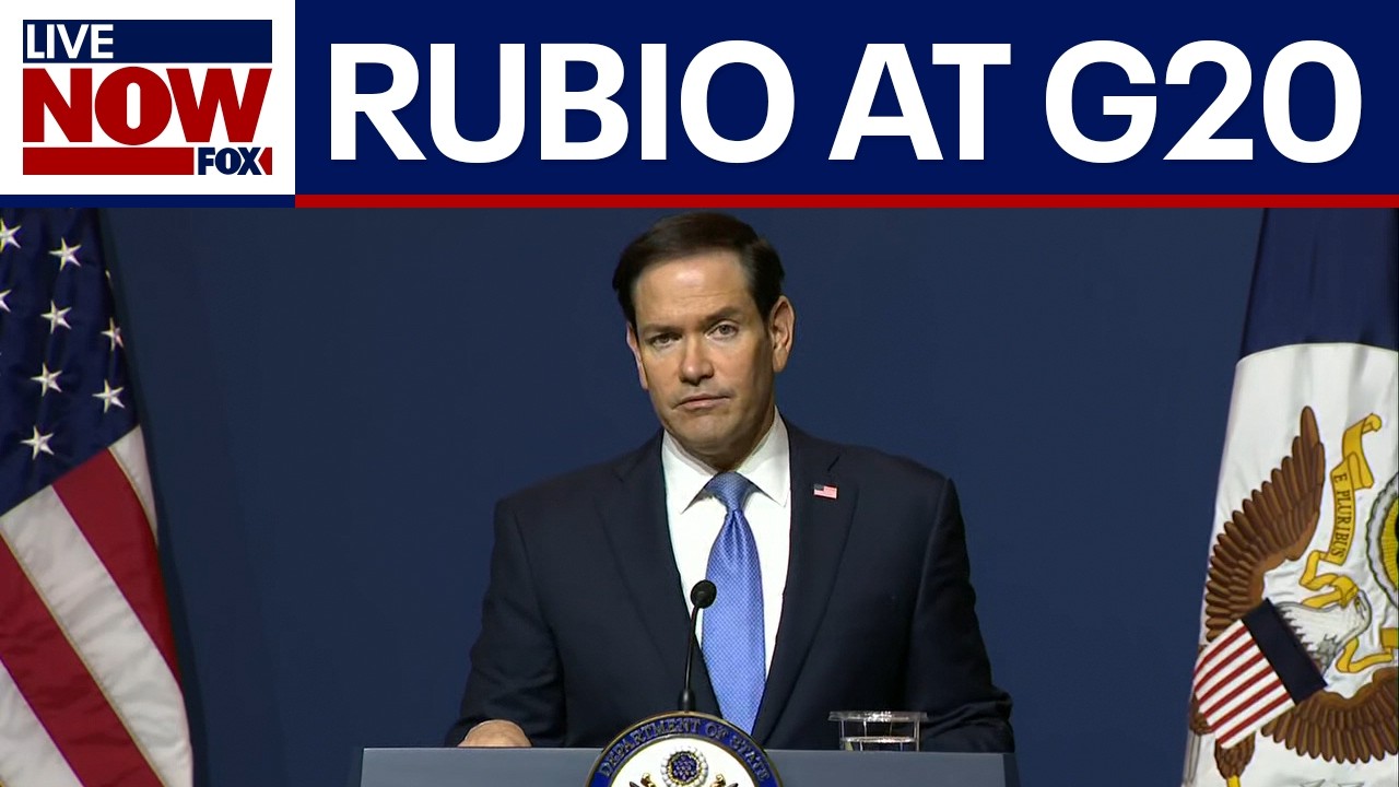 Rubio speaks at G20 event in Atlanta, GA