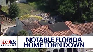 Bin Laden's brothers former home being torn down in Florida