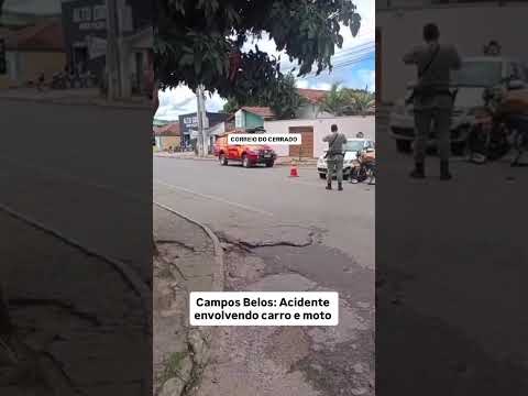 🚨 Acidente registrado em Campos Belos/GO