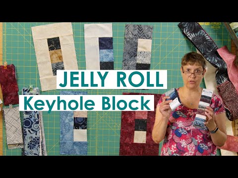 Jelly Roll Keyhole Block