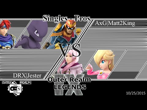 ORL IX - DRX | Jester (Robin, Rosalina) vs. Matt2King (Falcon, Roy, Mewtwo) - WFs - Smash 4