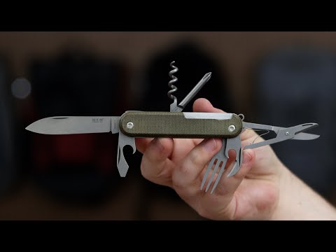 MKM Campo 7 MagnaCut Multi-Tool Green Micarta CP07MAG-GC