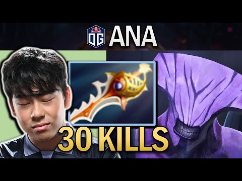 OG.ANA SMURF FACELESS VOID WITH 30 KILLS - DOTA 2 7.30 PRO GAMEPLAY