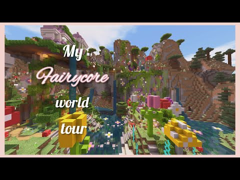 My fairycore world tour! Minecraft aesthetic🧚‍♀️💕