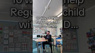 How to regulate a child with ADHD. #adhd #school #adhdawareness