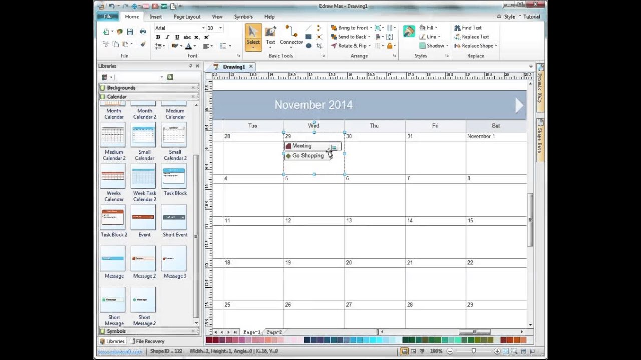 Create a Calendar| EdrawMax