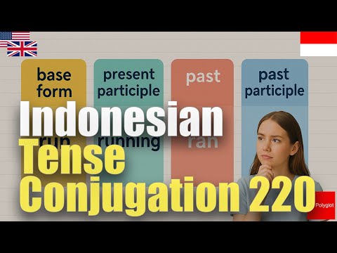 Indonesian Tense Conjugation 220 | Passive listening | Must-Know | with hiragana
