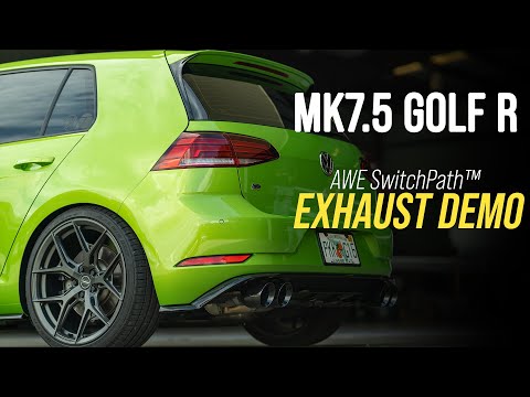 VW MK7/7.5 Golf R: AWE SwitchPath™ Exhaust Demo
